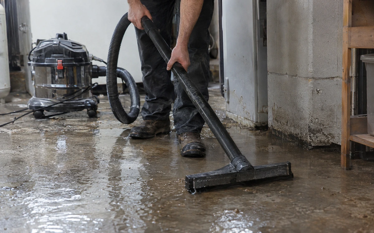 Emergency water removal contractor